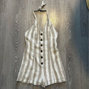 NWOT Cooperative Striped Halter Romper